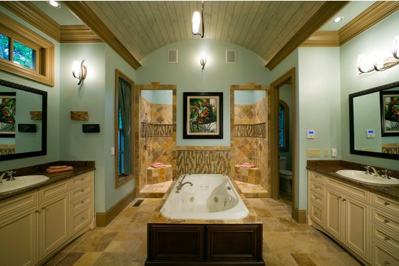 Interior - Master Bathroom 1 for Farmhouse House Plan #54-390 - 4 bed, 4.5 bath