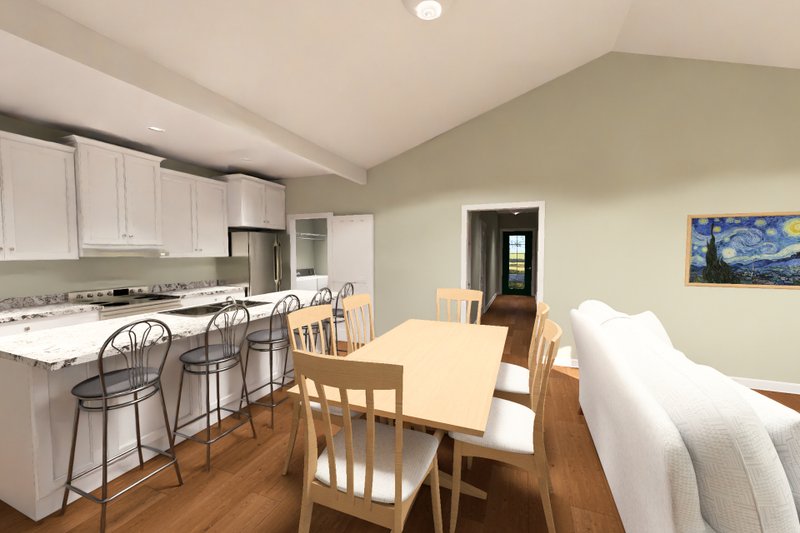 Architectural House Design - Interior - Dining Room for Cottage House Plan #513-2459 - 3 bed, 2 bath