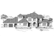 European Style House Plan - 5 Beds 4.5 Baths 5335 Sq/Ft Plan #411-451 