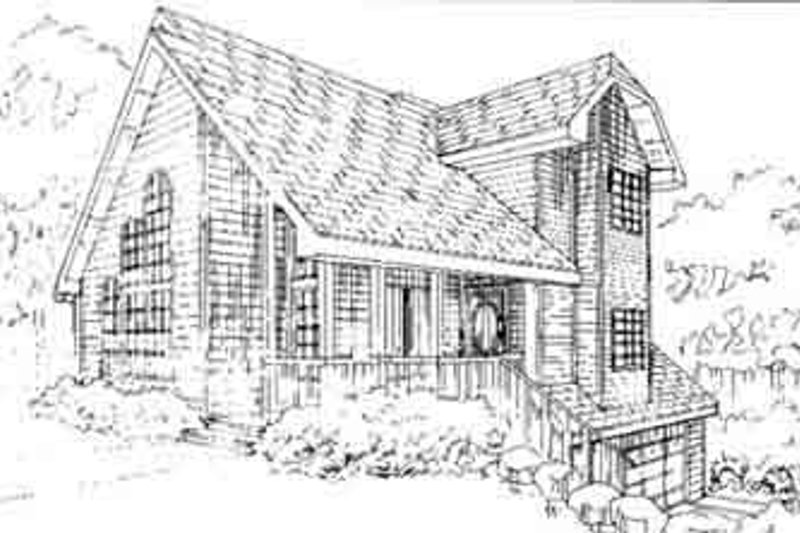 Modern Style House Plan - 3 Beds 2 Baths 1773 Sq/Ft Plan #117-199