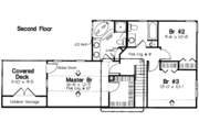 Traditional Style House Plan - 3 Beds 2.5 Baths 1741 Sq/Ft Plan #312-519 
