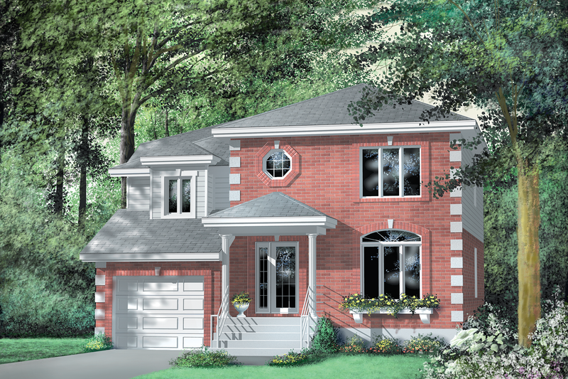 Traditional Style House Plan - 3 Beds 1.5 Baths 2288 Sq/Ft Plan #25-2043
