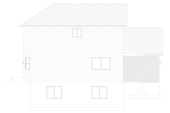 Exterior - Other Elevation 1 for Traditional House Plan #1060-211 - 3 bed, 2.5 bath