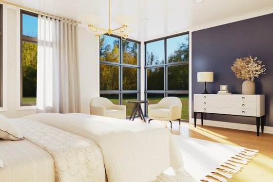 Interior - Master Bedroom 1 for Contemporary House Plan #1064-367 - 4 bed, 4.5 bath