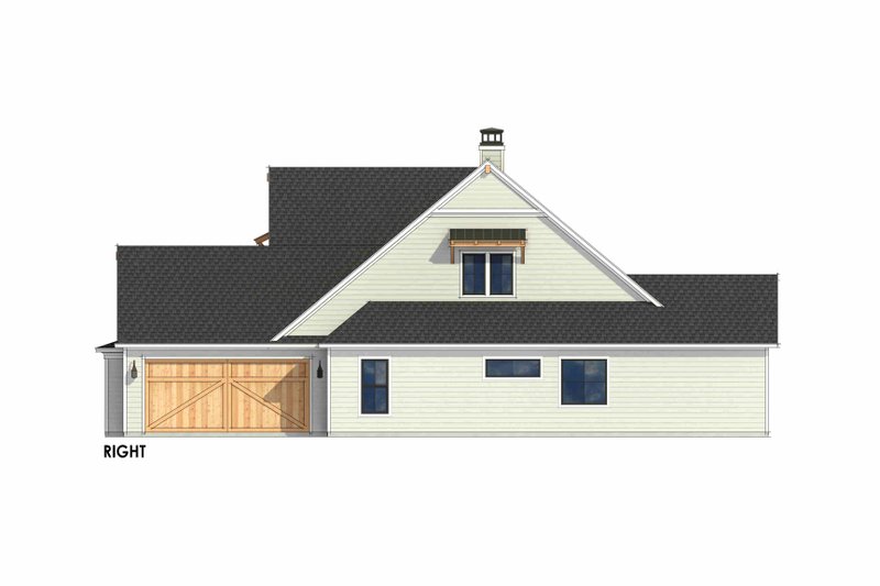 House Plan Design - Exterior - Other Elevation 1 for Craftsman House Plan #1096-73 - 4 bed, 3 bath
