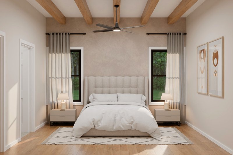 Dream House Plan - Interior - Master Bedroom for Country House Plan #1089-57 - 3 bed, 2 bath