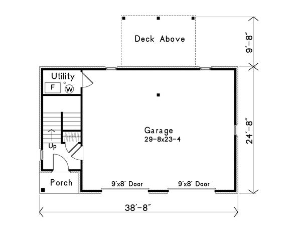 House Plan Design - Farmhouse Floor Plan - Main Floor Plan #22-575