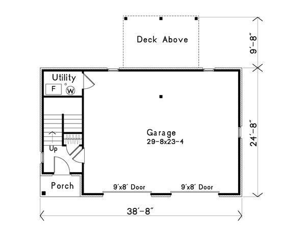 Home Plan - Farmhouse Floor Plan - Main Floor Plan #22-575
