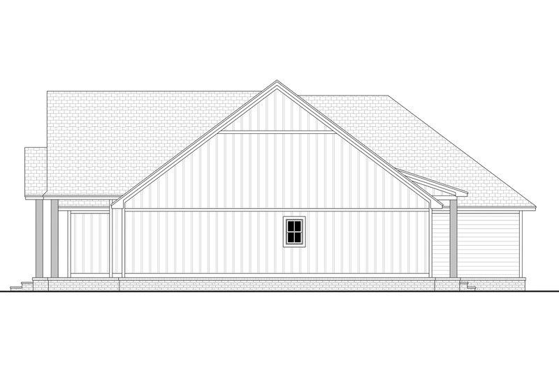 Architectural House Design - Exterior - Other Elevation 1 for Ranch House Plan #430-296 - 4 bed, 2 bath