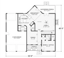Craftsman Style House Plan - 4 Beds 3 Baths 2653 Sq/Ft Plan #56-702 