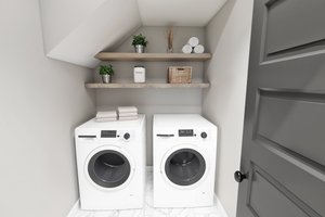 Interior - Laundry for Farmhouse House Plan #51-1268 - 3 bed, 3.5 bath