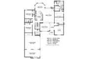 European Style House Plan - 4 Beds 3 Baths 2731 Sq/Ft Plan #424-25 