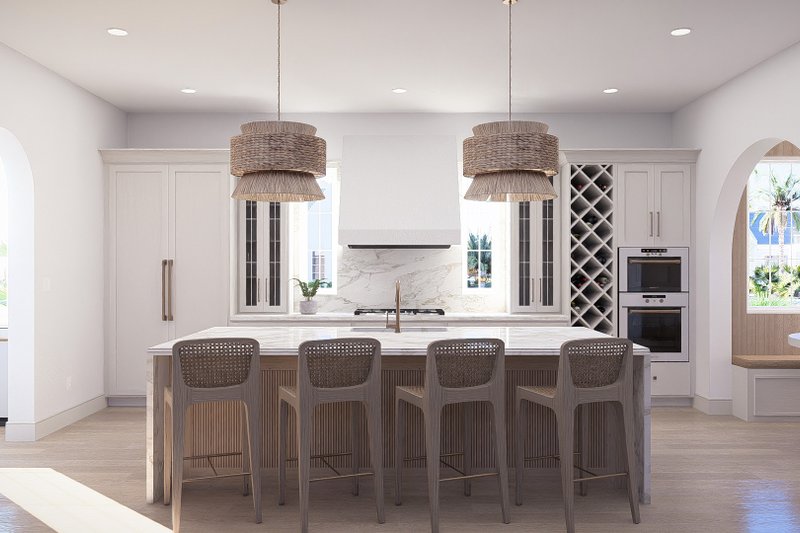 House Blueprint - Interior - Kitchen for Beach House Plan #455-766 - 4 bed, 3.5 bath