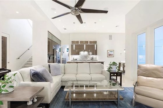 Interior - Family Room for Modern House Plan #548-40 - 3 bed, 3.5 bath