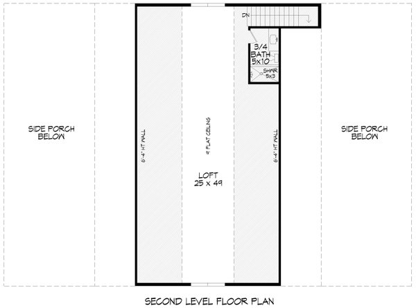 Country Floor Plan - Upper Floor Plan #932-994