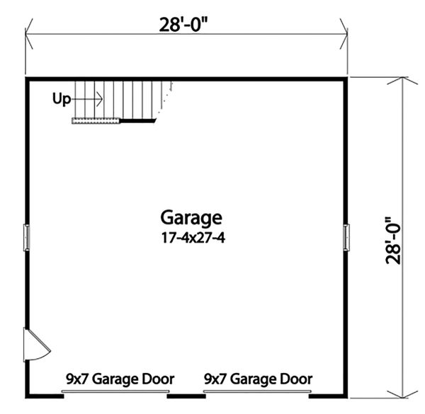 House Design - Country Floor Plan - Main Floor Plan #22-577