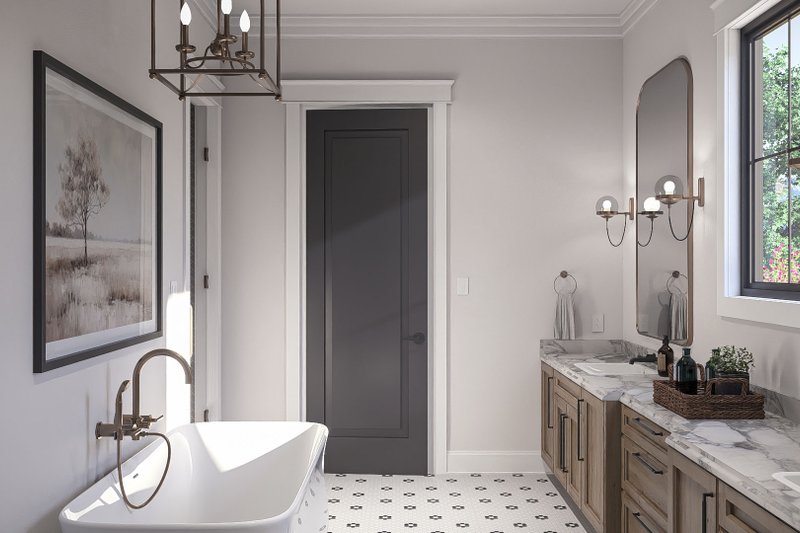 Dream House Plan - Interior - Master Bathroom 2 for Cottage House Plan #455-802 - 4 bed, 3.5 bath