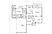 European Style House Plan - 5 Beds 3.5 Baths 3643 Sq/Ft Plan #17-2271 