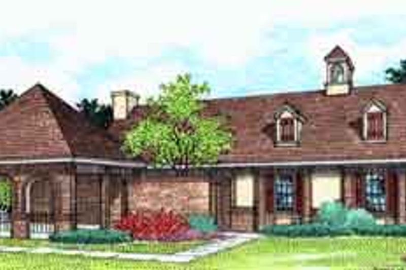 Home Plan - Southern Exterior - Front Elevation Plan #45-227