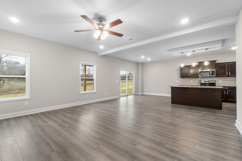 Architectural House Design - Interior - Family Room 1 for Traditional House Plan #20-2432 - 4 bed, 2.5 bath