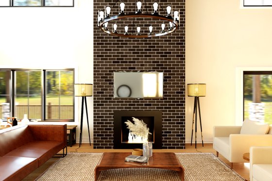 Interior - Family Room 1 for Barndominium House Plan #1064-384 - 6 bed, 6.5 bath