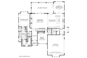 Floor Plan - Main Floor for Traditional House Plan #927-985 - 4 bed, 4.5 bath