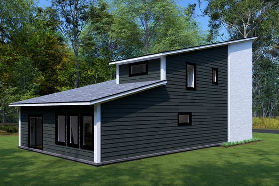 Exterior - Other Elevation 2 for Modern House Plan #513-2289 - 4 bed, 3 bath