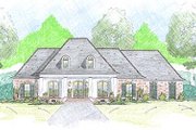 European Style House Plan - 5 Beds 3.5 Baths 2613 Sq/Ft Plan #36-466 