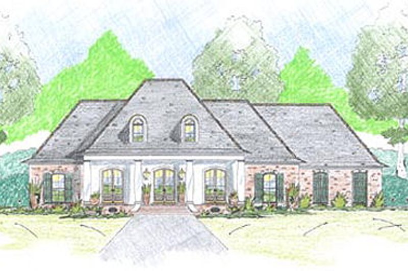 Home Plan - European Exterior - Front Elevation Plan #36-466