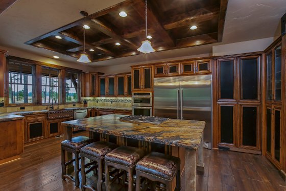 Craftsman style house design, kitchen photo