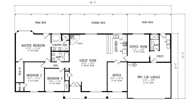 Dream House Plan - Traditional Floor Plan - Main Floor Plan #1-449