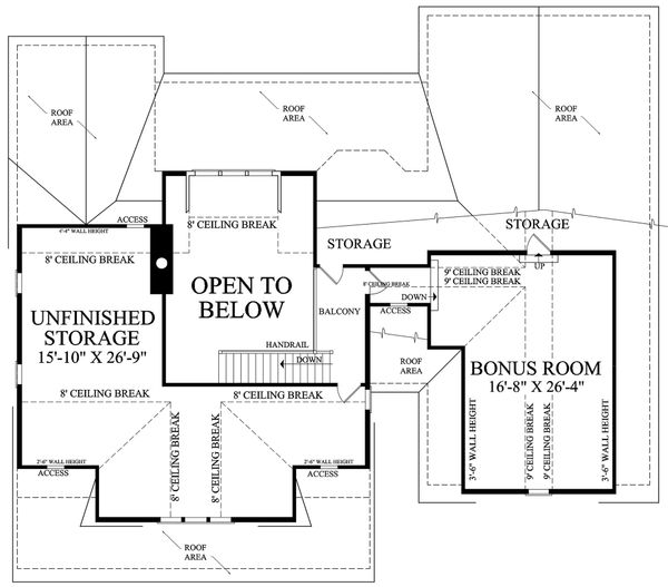 Dream House Plan - Country Floor Plan - Upper Floor Plan #137-296