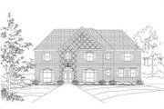 Colonial Style House Plan - 4 Beds 3.5 Baths 4176 Sq/Ft Plan #411-654 