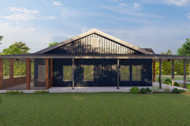 Dream House Plan - Exterior - Other Elevation 4 for Cabin House Plan #1092-1 - 3 bed, 2 bath