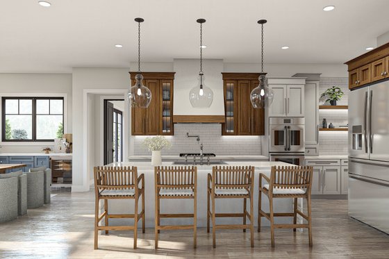 Interior - Kitchen for Beach House Plan #455-534 - 2 bed, 2 bath