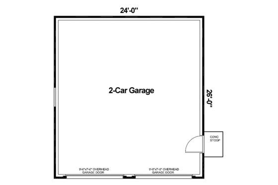 Floor Plan - Main Floor for Traditional House Plan #312-871, 0 bath