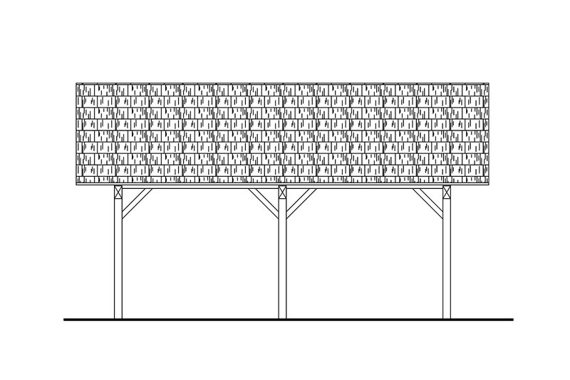 Architectural House Design - Exterior - Other Elevation 1 for Traditional House Plan #124-1399, 0 bath