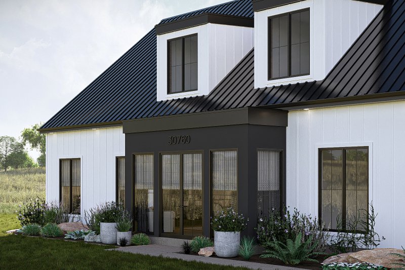 Home Plan - Exterior - Other Elevation 4 for Barndominium House Plan #455-459 - 2 bed, 2 bath