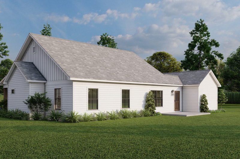 House Design - Exterior - Other Elevation 1 for Farmhouse House Plan #17-3448 - 3 bed, 2 bath