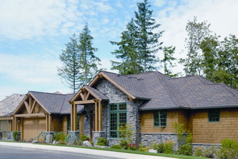 Architectural House Design - Craftsman Exterior - Front Elevation Plan #48-300