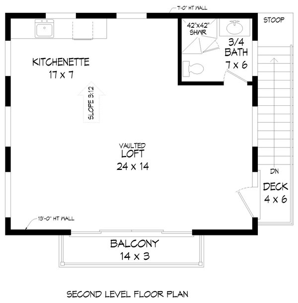 Home Plan - Contemporary Floor Plan - Upper Floor Plan #932-669