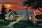 Traditional Style House Plan - 3 Beds 2 Baths 1403 Sq/Ft Plan #57-157 