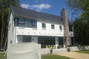 Modern style Home, front elevation