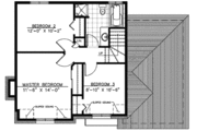 European Style House Plan - 3 Beds 1.5 Baths 1226 Sq/Ft Plan #138-284 
