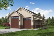 Adobe / Southwestern Style House Plan - 0 Beds 0 Baths 1158 Sq/Ft Plan #124-1367 