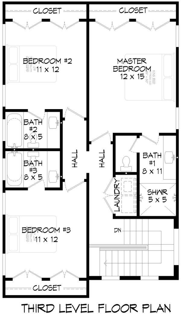 Contemporary Floor Plan - Other Floor Plan #932-970