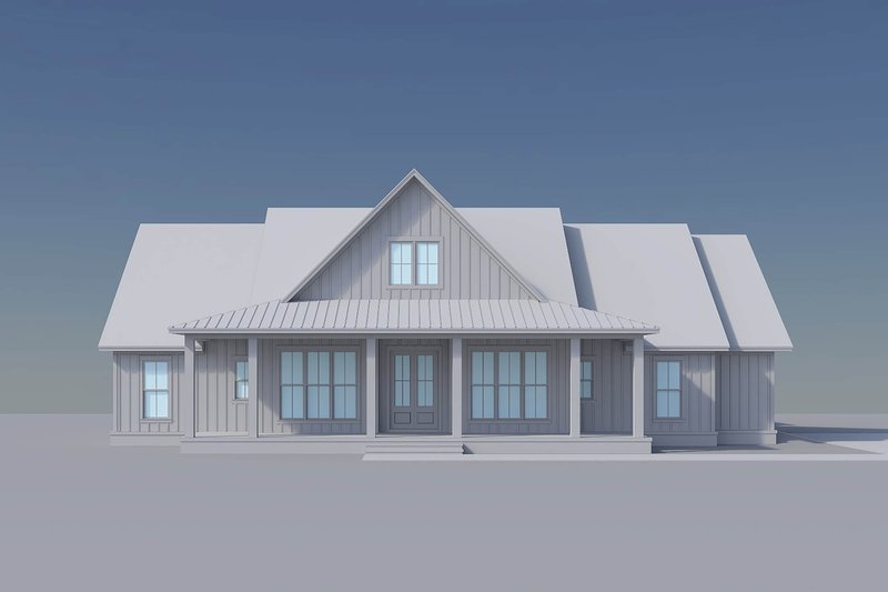 Dream House Plan - Exterior - Front Elevation 14 for Farmhouse House Plan #430-439 - 4 bed, 2.5 bath