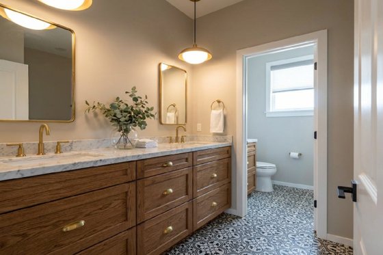 Interior - Bathroom for Contemporary House Plan #126-309 - 3 bed, 2 bath