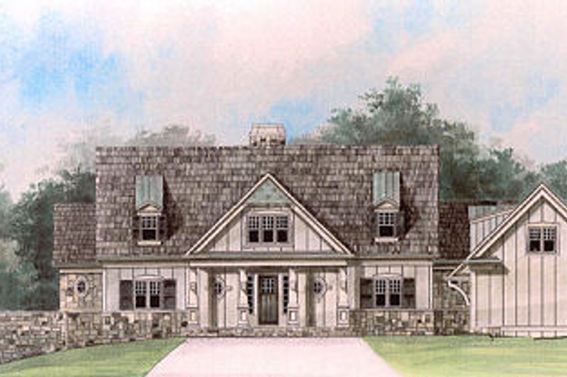 Dream House Plan - Craftsman Exterior - Front Elevation Plan #119-248