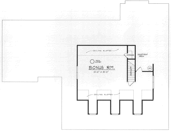 Home Plan - Country Floor Plan - Other Floor Plan #40-321